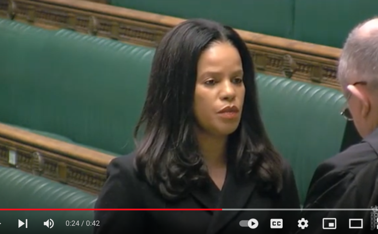  Claudia Webbe MP takes oath at House of Commons