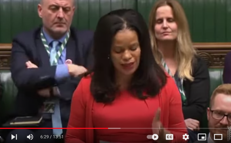  MAIDEN SPEECH – in the House of Commons