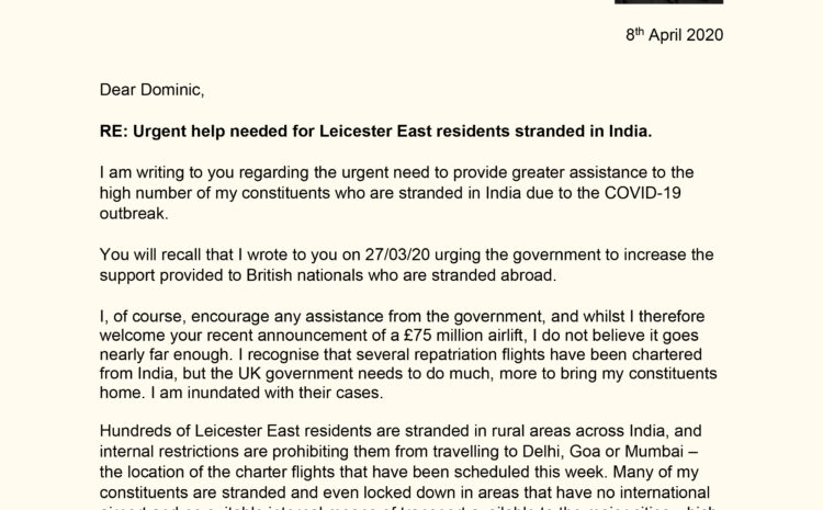  Urgent help needed for Leicester East residents stranded in India