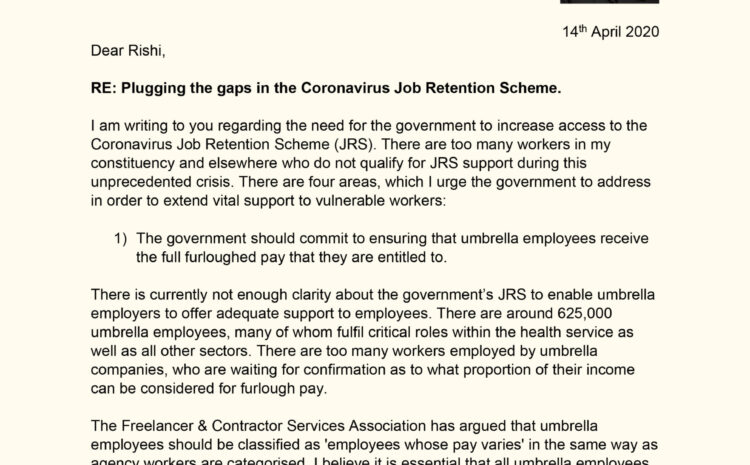  Widen access to Job Retention Scheme