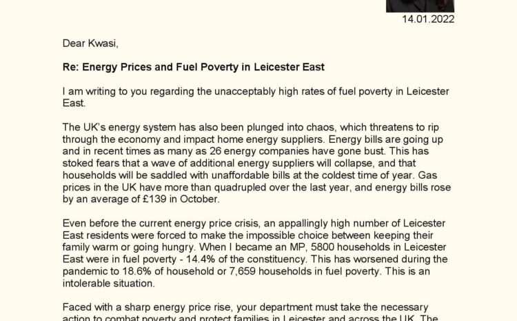  Energy Prices and Fuel Poverty in LE