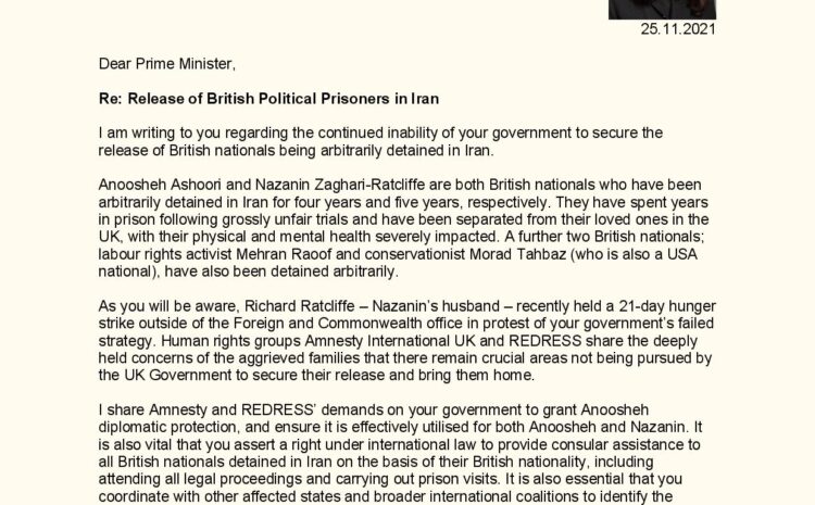  Release of British Prisoners in Iran