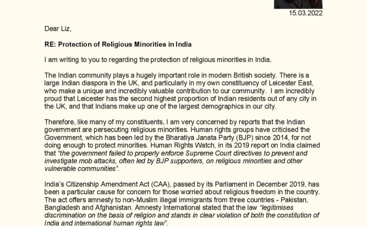  Protection of Religious Minorities in India