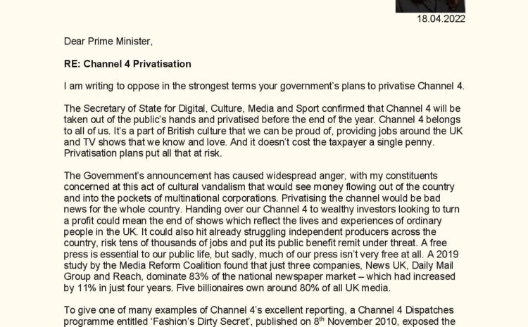  Channel 4 Privatisation
