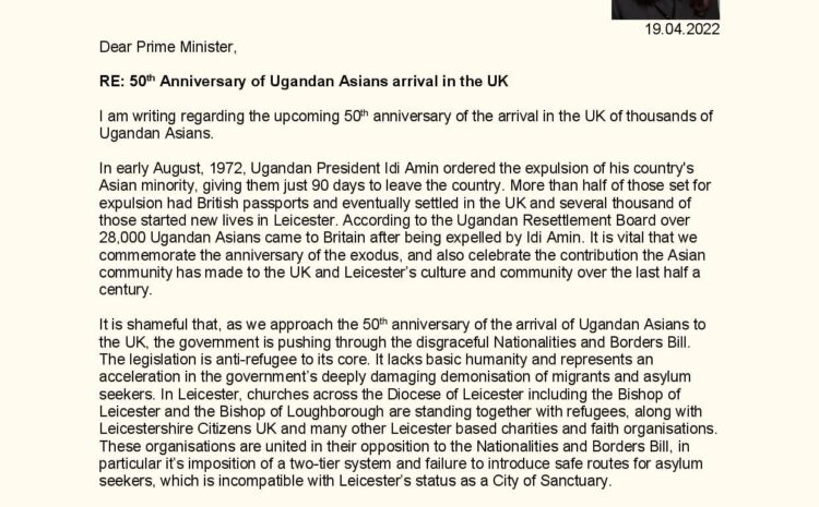  50th Anniversary of Ugandan Asians arrival in the UK