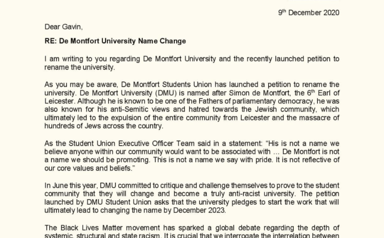  De Montfort University Name Change