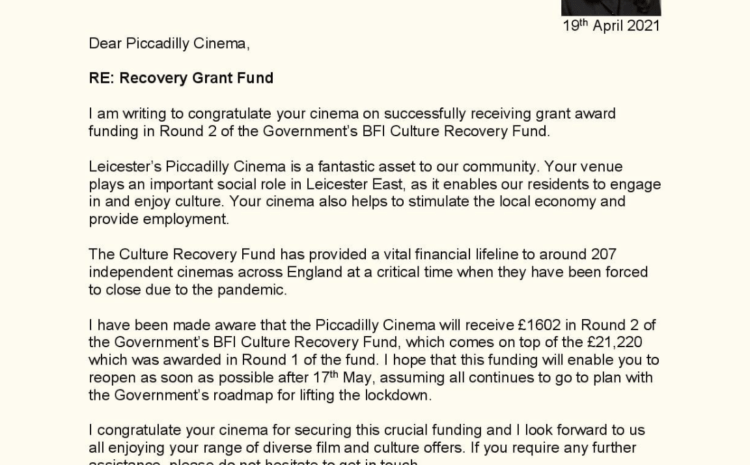  Recovery Grant Fund