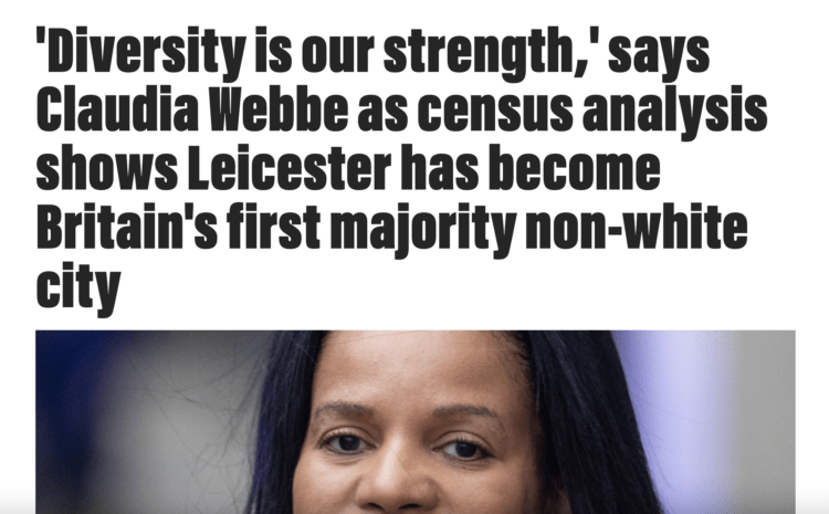  Diversity is our strength, says Claudia Webbe as census analysis shows Leicester has become Britain’s first majority non-white city