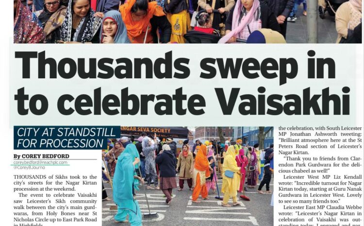  Thousands sweep in to celebrate Vaisakhi