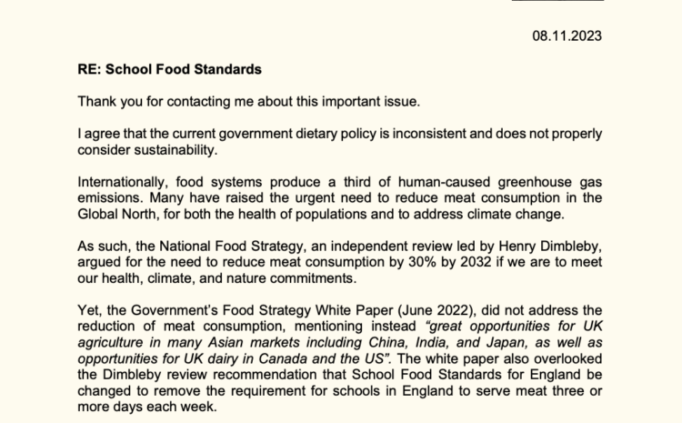  School Food Standards