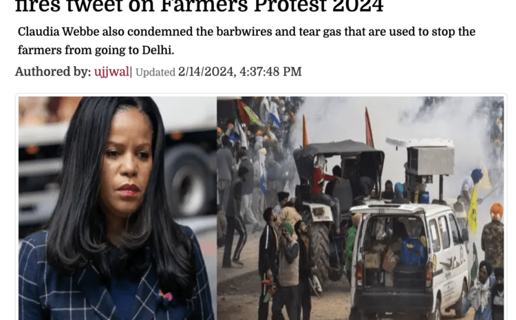  ‘Your fight is our fight’: UK MP Claudia Webbe fires tweet on Farmers Protest 2024