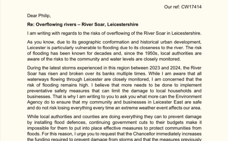  Overflowing Rivers, River Soar Leicestershire