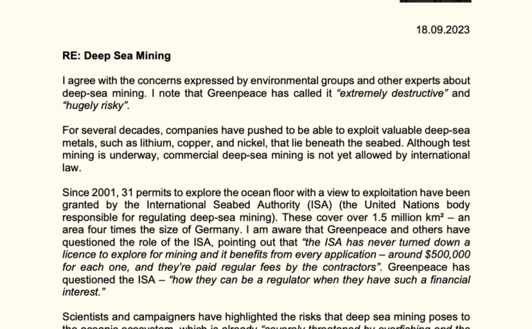  Deep Sea Mining