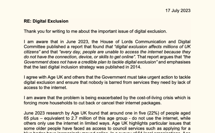  Digital Exclusion