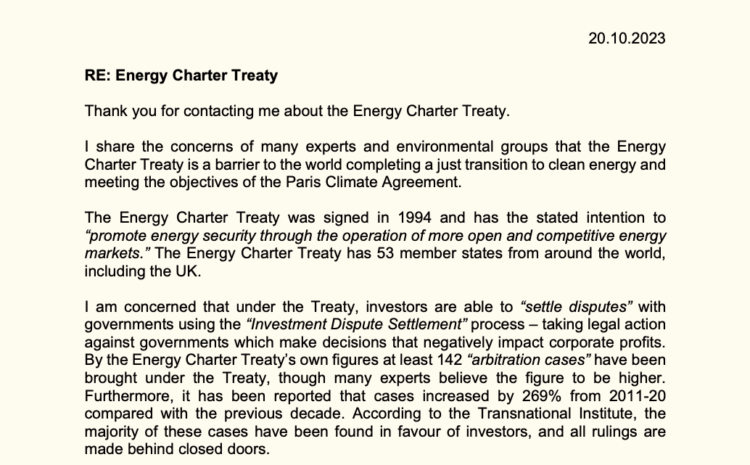  Energy Charter Treaty