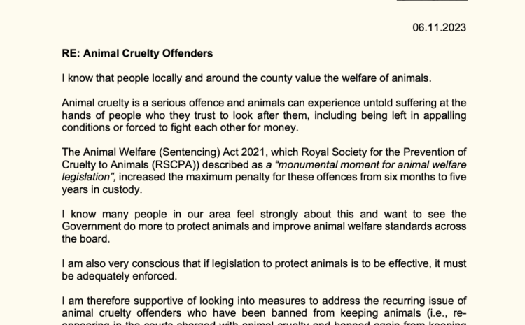  Animal Cruelty Offenders