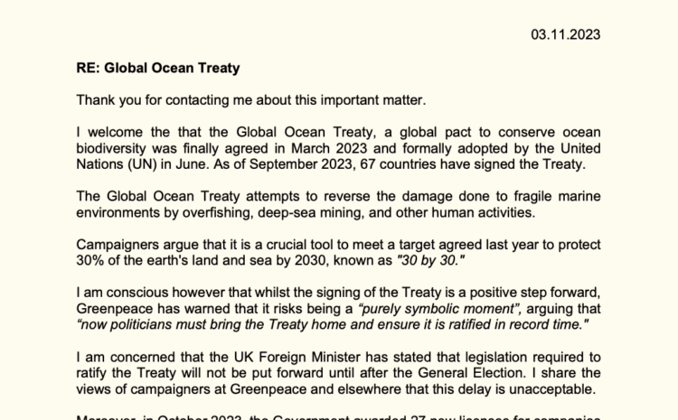  Global Ocean Treaty