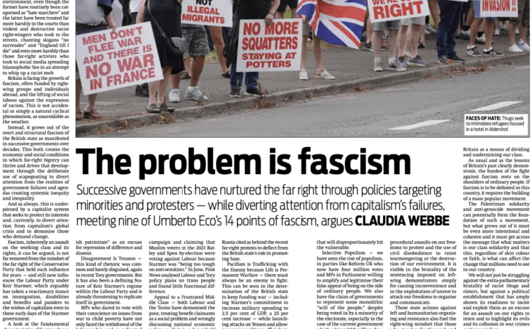  The problem is fascism