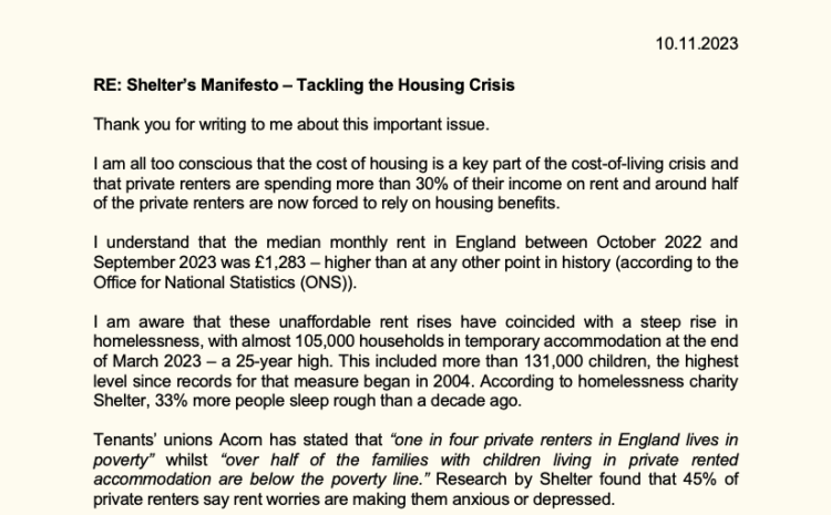  Shelter’s Manifesto – Tackling the Housing Crisis