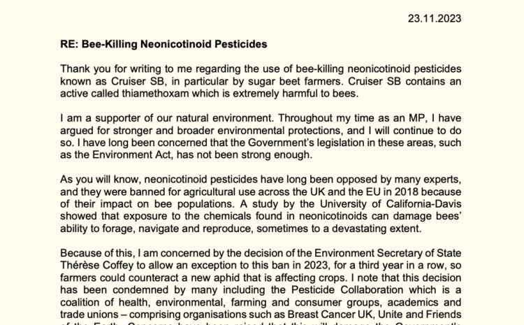  Bee-Killing Neonicotinoid Pesticides