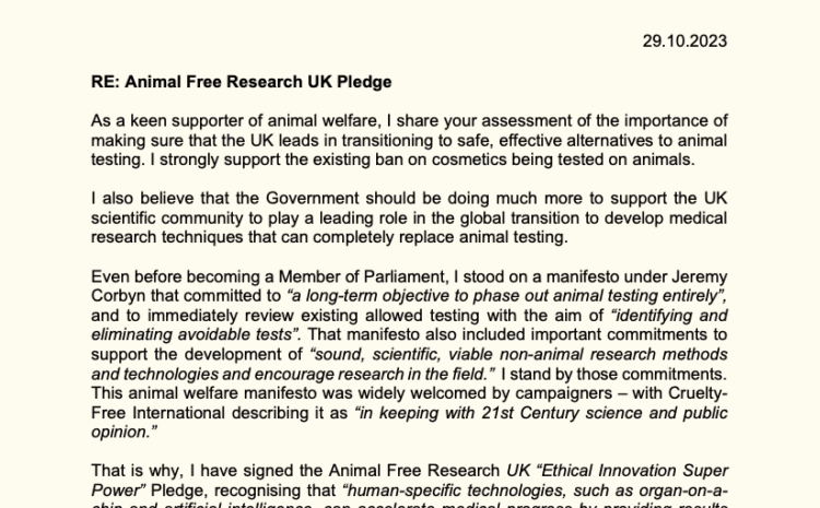  Animal Free Research UK Pledge