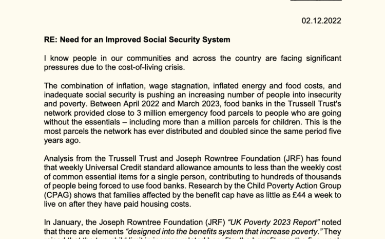  Need for an Improved Social Security System