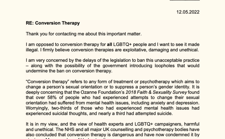  Conversion Therapy